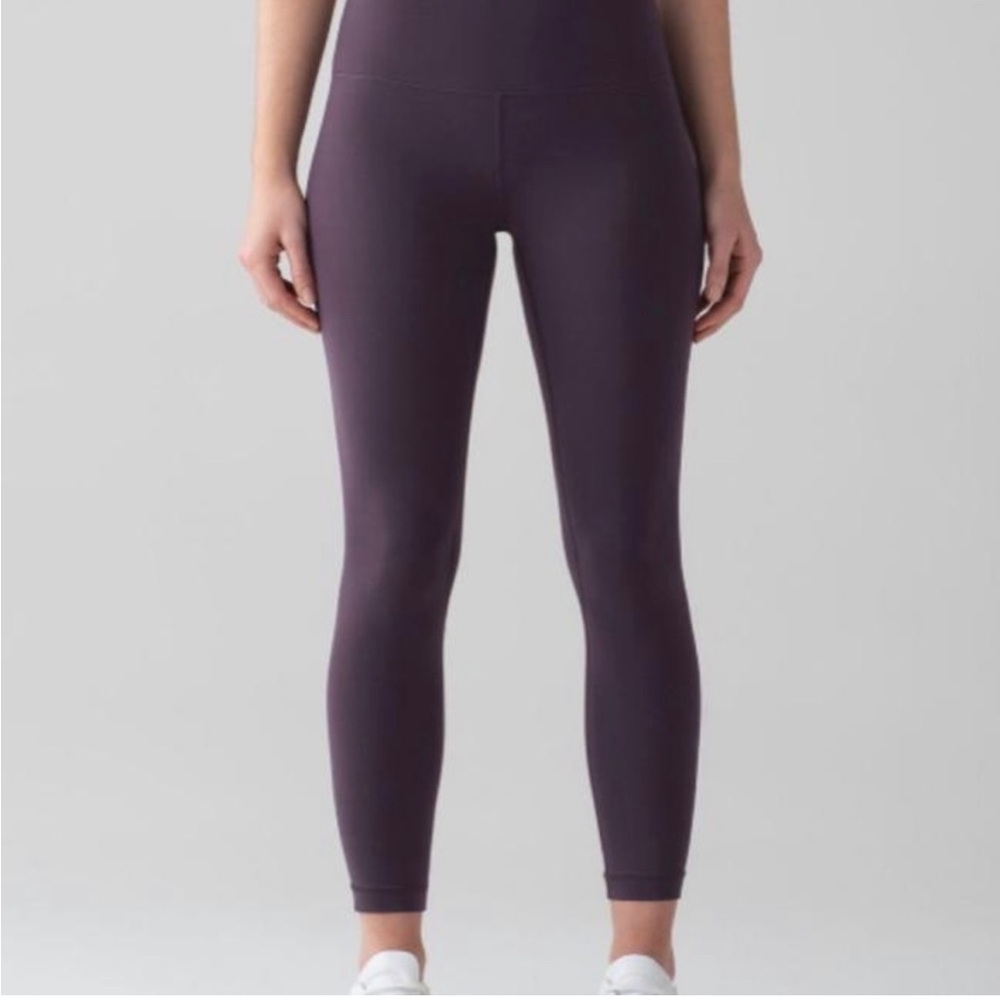 Wunder Unders mauve legging lululemon